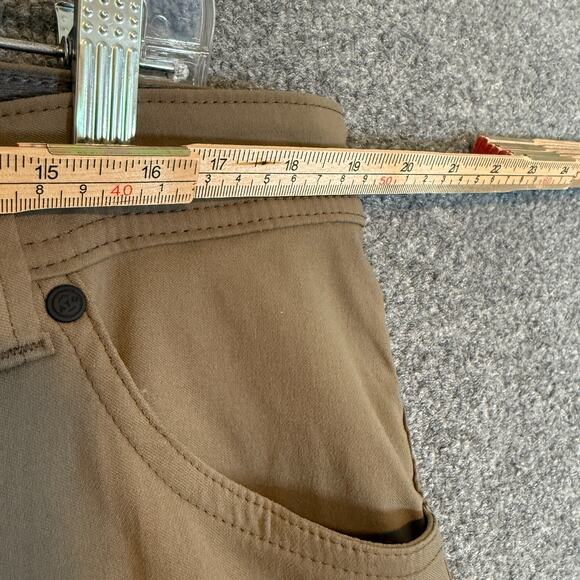 Wrangler ATG Pants Mens 38x30 Tan Cargo Performance Stretch All Terrain Gear - Picture 4 of 11